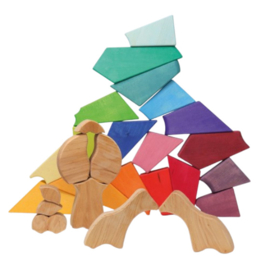 Grimm's  Bouwset leeuw - Regenboog