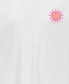 Only Girls - T-shirt - Kogsoli - Zonnetje - Cloud Dancer - Roze