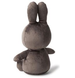 Nijntje - Miffy - Knuffel - Sitting -Velvet - Grey - 23 cm