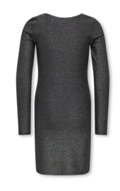 Only - Jurk - KOGEA - Glitter - Zwart - Zilver
