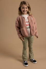 Noppies - Flared Legging - Luipaardprint - Groen