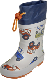 Playshoes - Regenlaarzen - Trekker - Tractoren - Donkerblauw