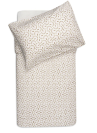 Jollein - dekbedovertrek met sloop - Soft Plumes -  140x200cm 