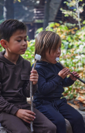 Koko Noko - Trui - Dark - Brown - Maat 98