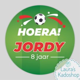 Sticker Voetbal (12 per vel)