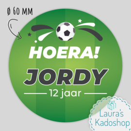 Sticker Voetbal (12 per vel)
