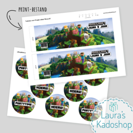 Pringles wikkel - Minecraft (print-bestand)