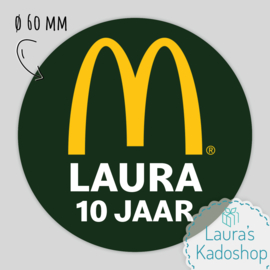 Sticker McDonalds (12 per vel)
