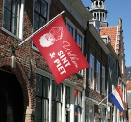 Welkom Sint & Piet-vlag