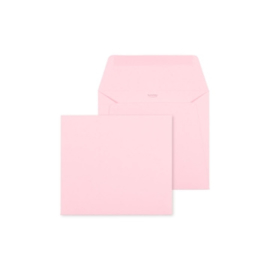 Envelop Soft roze - 14 x 12,5 cm