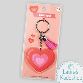 Sleutelhanger - Hartje