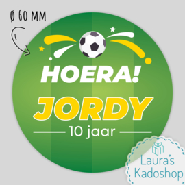 Sticker Voetbal (12 per vel)