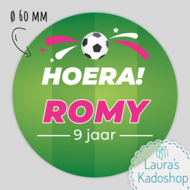 Sticker Voetbal (12 per vel)