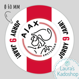 Sticker Ajax (12 per vel)
