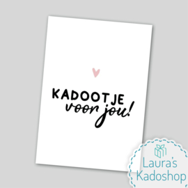 Kadokaartje - Kadootje voor jou