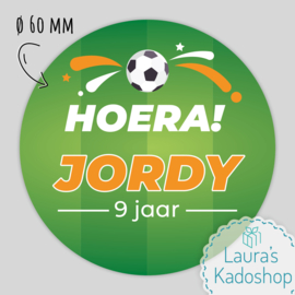 Sticker Voetbal (12 per vel)