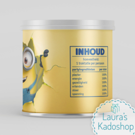 Pringles wikkel - Minion geel
