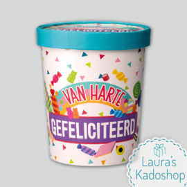 Candy Bucket - Gefeliciteerd