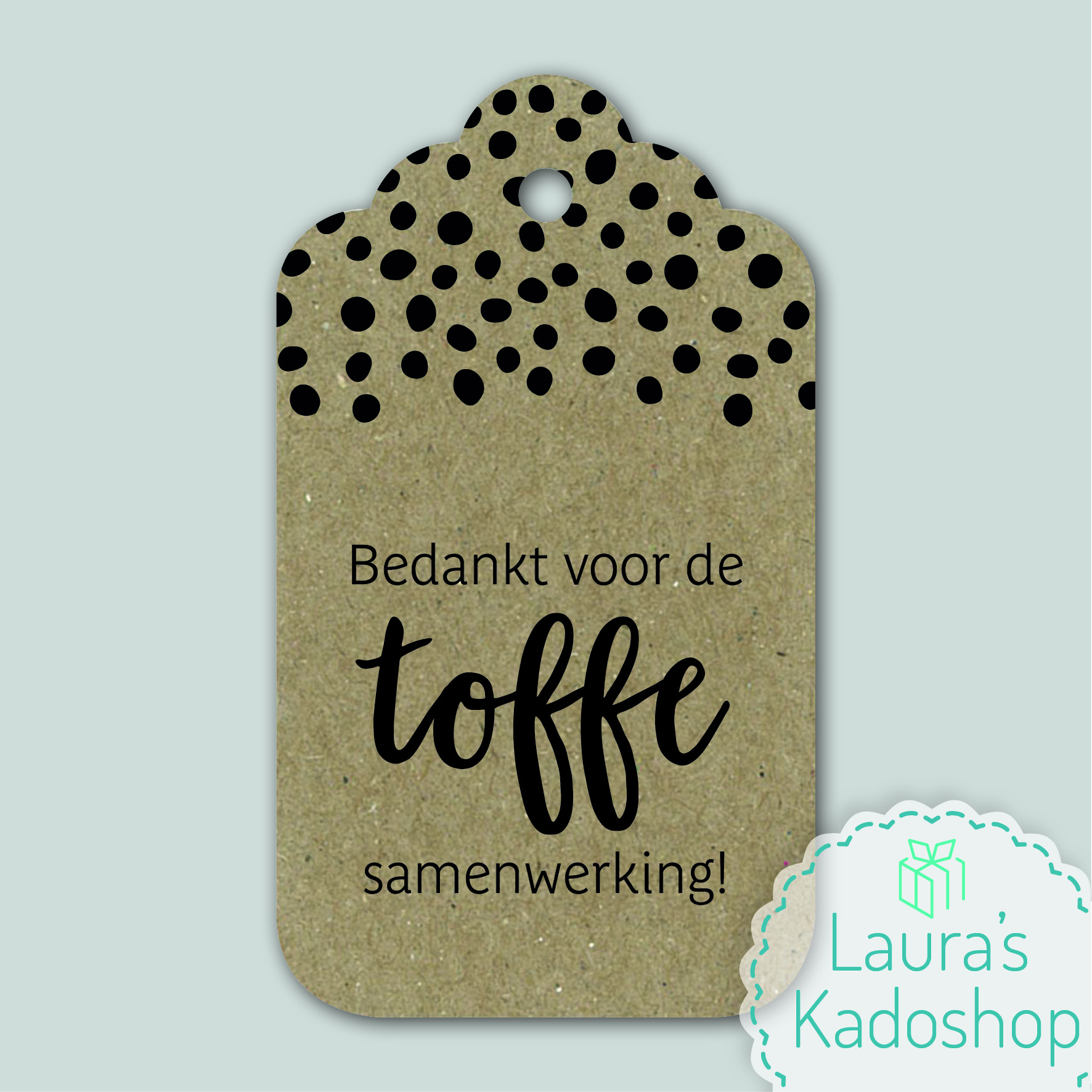 Kadolabel kraft - TOFFE samenwerking