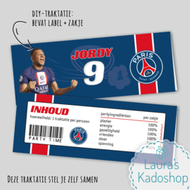 Label + zakje - Paris Saint-Germain + speler