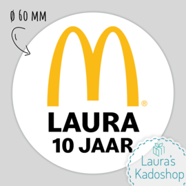 Sticker McDonalds (12 per vel)