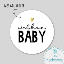 Sticker - welkom BABY