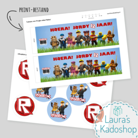 Pringles wikkel - Roblox (print-bestand)