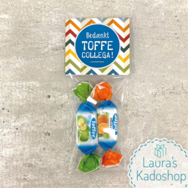 Bedankje ’Toffe Collega' - Fruittoffees