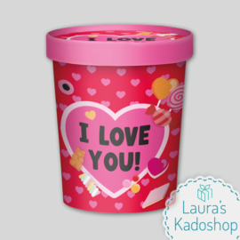 Candy Bucket - I love you!