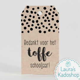 Kadolabel eco - Toffe schooljaar