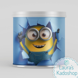 Pringles wikkel - Minion blauw