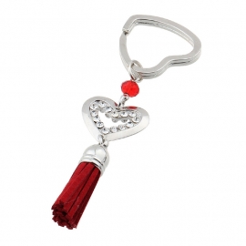 Sleutelhanger ’Hart rood’