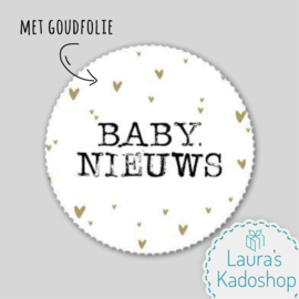 Sticker - baby nieuws