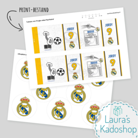 Pringles wikkel - Real Madrid (print-bestand)