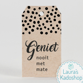 Kadolabel eco - Geniet nooit met mate