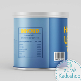 Pringles wikkel - Minion blauw
