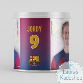 Pringles wikkel - FC Barcelona + speler