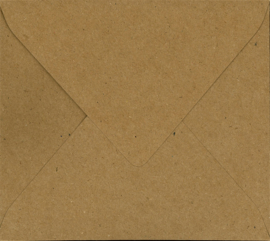 Envelop Bruin Kraft - 14 x 12,5 cm