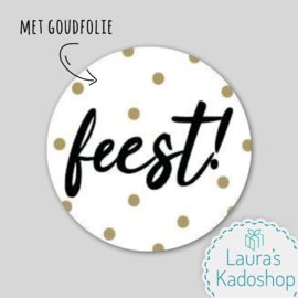 Sticker - feest!