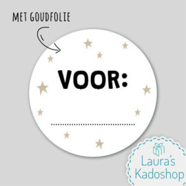 Sticker - Voor: