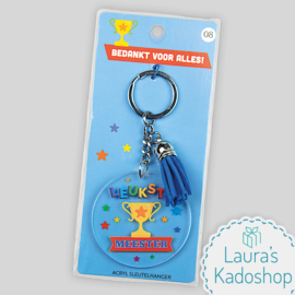 Sleutelhanger - Meester