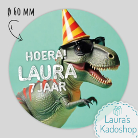 Sticker Feestdino (12 per vel)