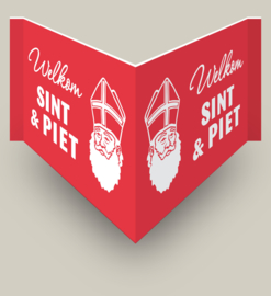 Welkom Sint & Piet-raambord