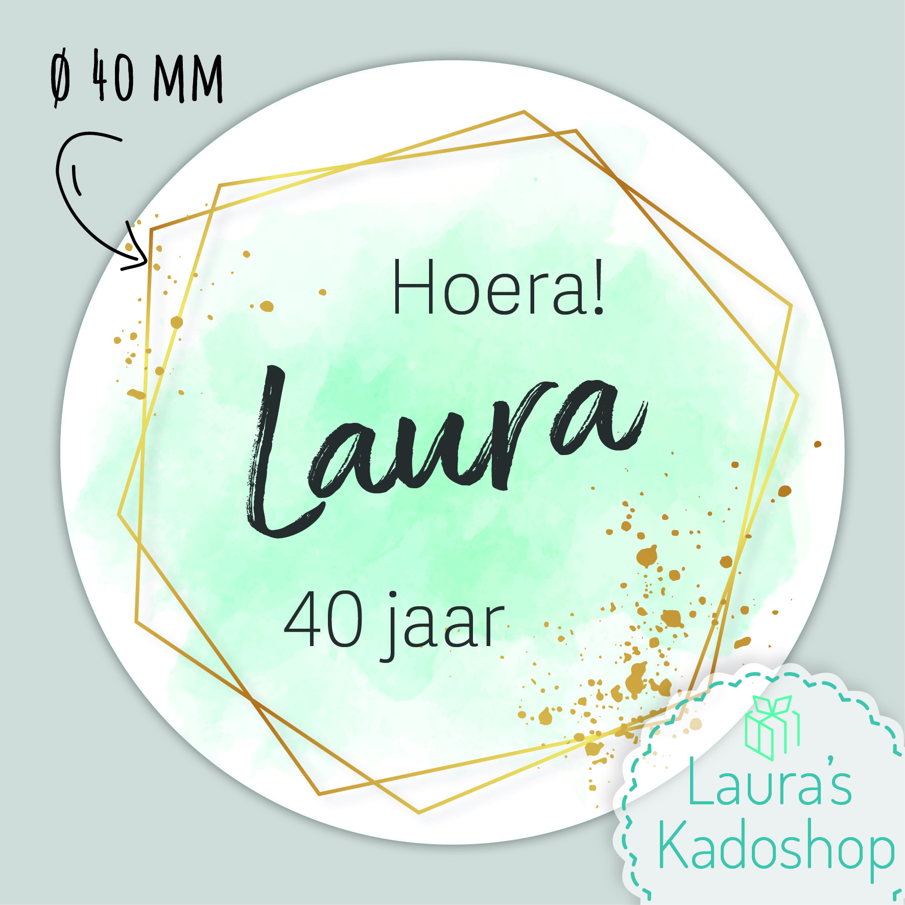 Stickers Ø 40 mm