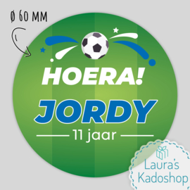 Sticker Voetbal (12 per vel)
