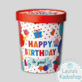 Candy Bucket - Happy Birthday