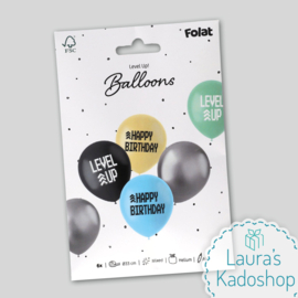 Ballonnen - Level Up (6 stuks)
