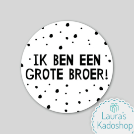 Sticker - Ik ben een GROTE BROER