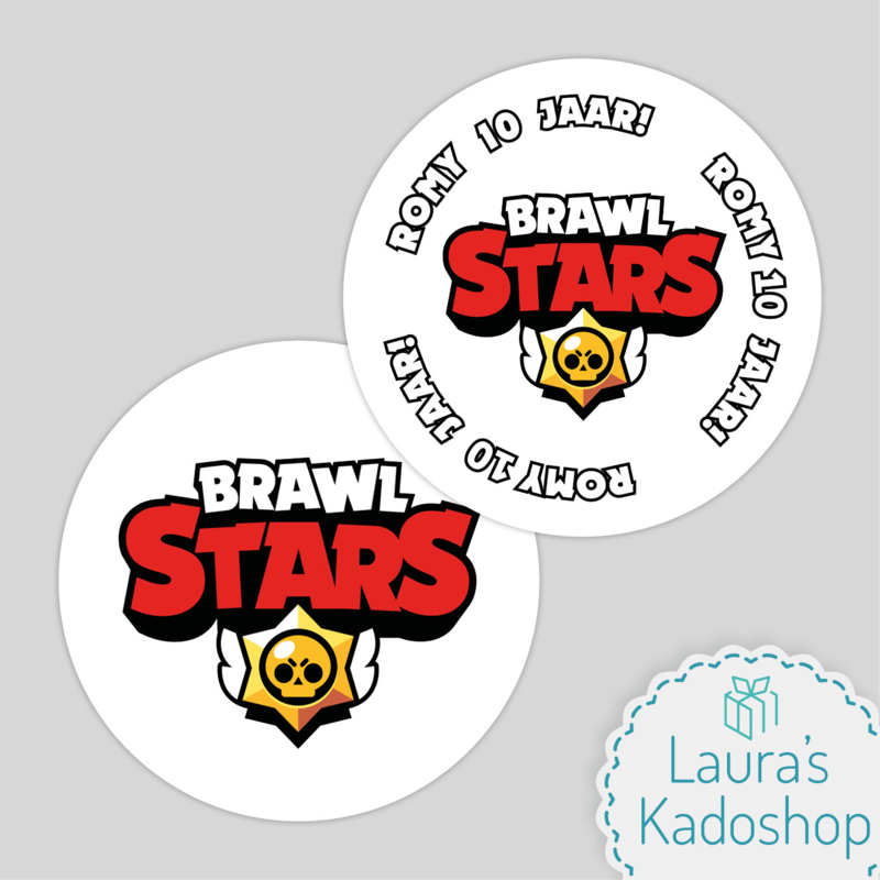 Pringles Top-stickers (8 stuks) - Brawl Stars