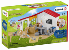 Schleich 42502 - Dierenartspraktijk met huisdieren
